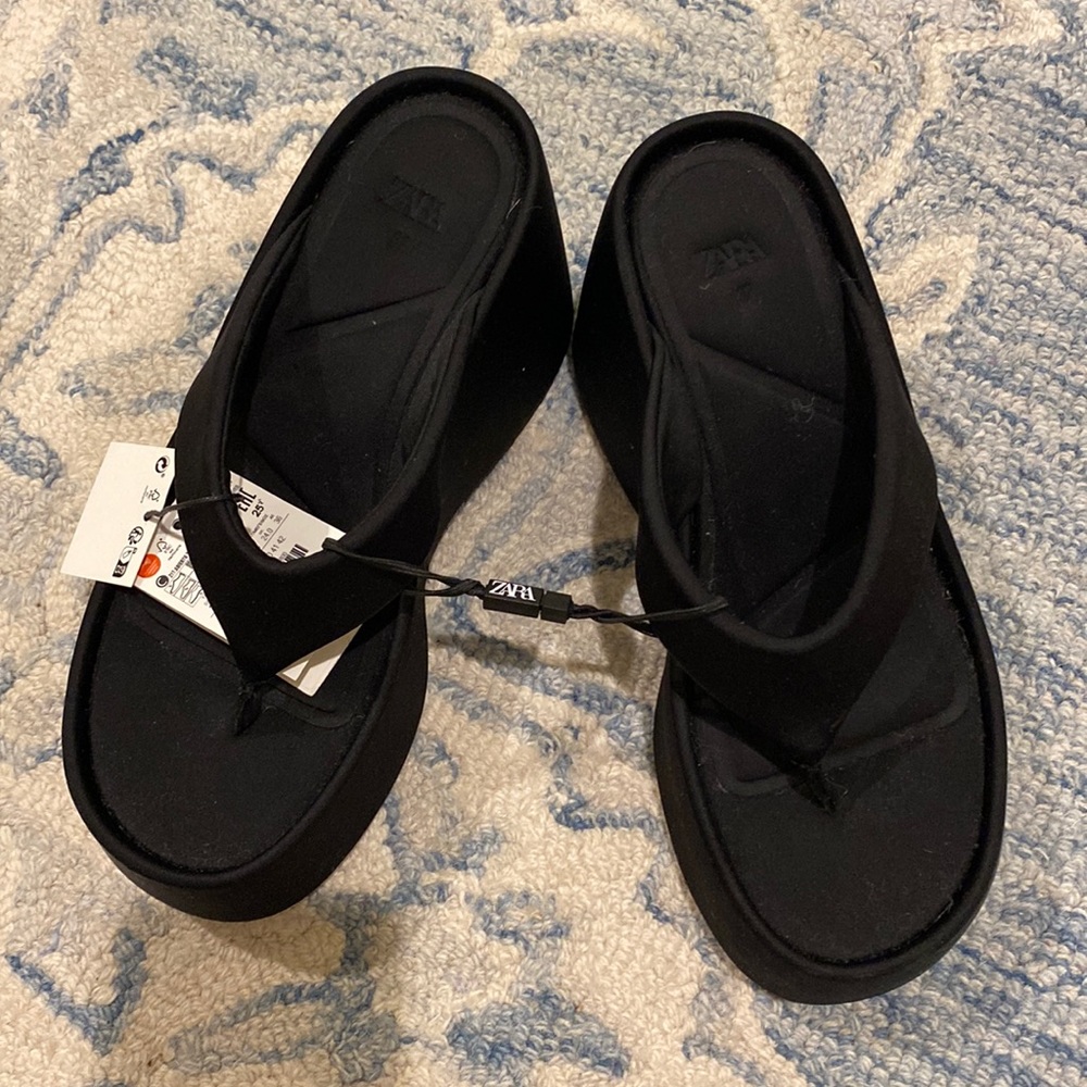 Zara platform sandals